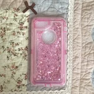 Liquid/glitter iPhone 7plus/8plus case
